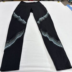 Beyond Yoga High-Waisted Midi Leggings Black Heather, Size Small